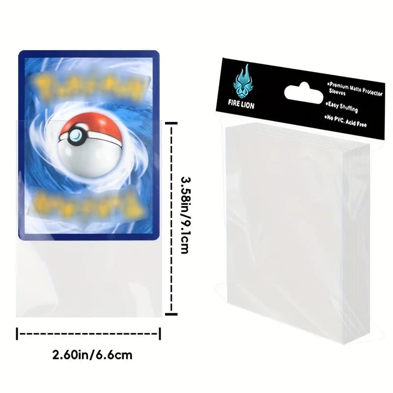 FIRE LION Premium Matte Protector sleeve paketi — rəsmi mağaza fotosu