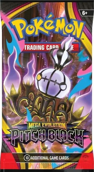 MEGA EVOLUTION: PITCH BLACK booster paketi — sealed booster pack